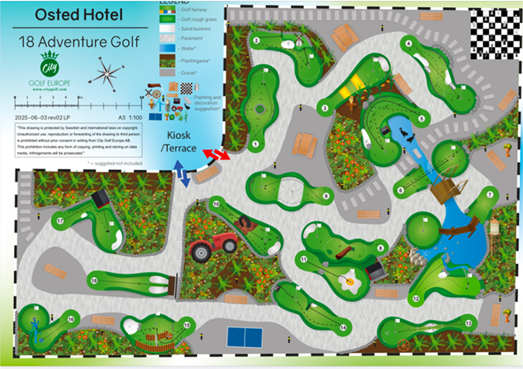 Minigolf banekort